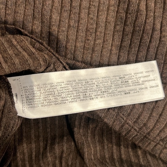 🔥Mango Chocolate Ribbed Knit Top🔥 - Picture 6 of 6